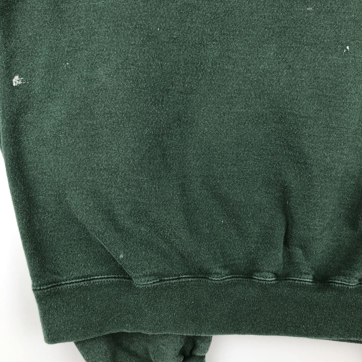 2000'S Champion Authentic Athletic Apparel sweatshirt, men's size L cotton green type Vintage Second Hand