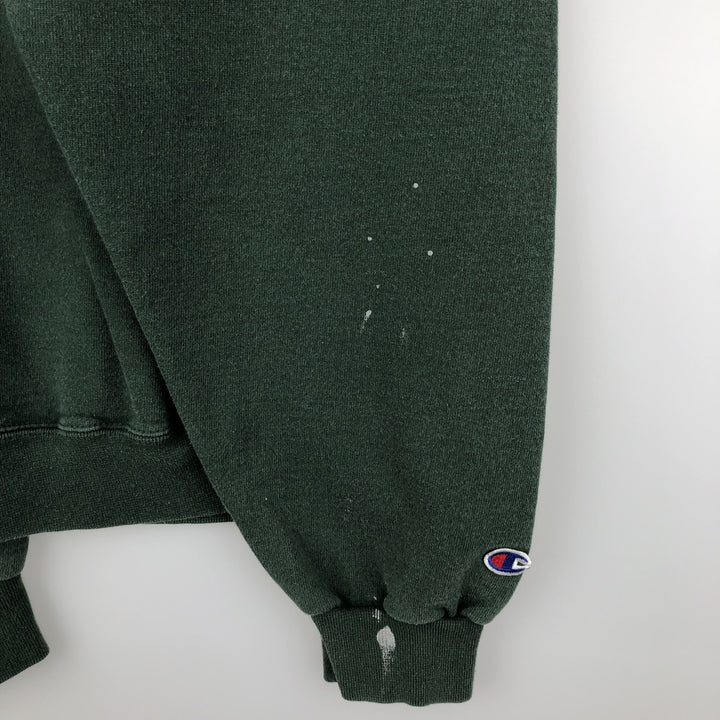 2000'S Champion Authentic Athletic Apparel sweatshirt, men's size L cotton green type Vintage Second Hand