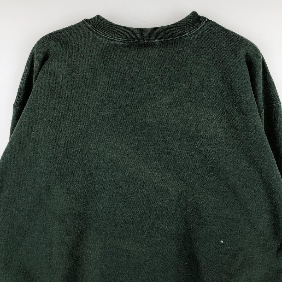 2000'S Champion Authentic Athletic Apparel sweatshirt, men's size L cotton green type Vintage Second Hand