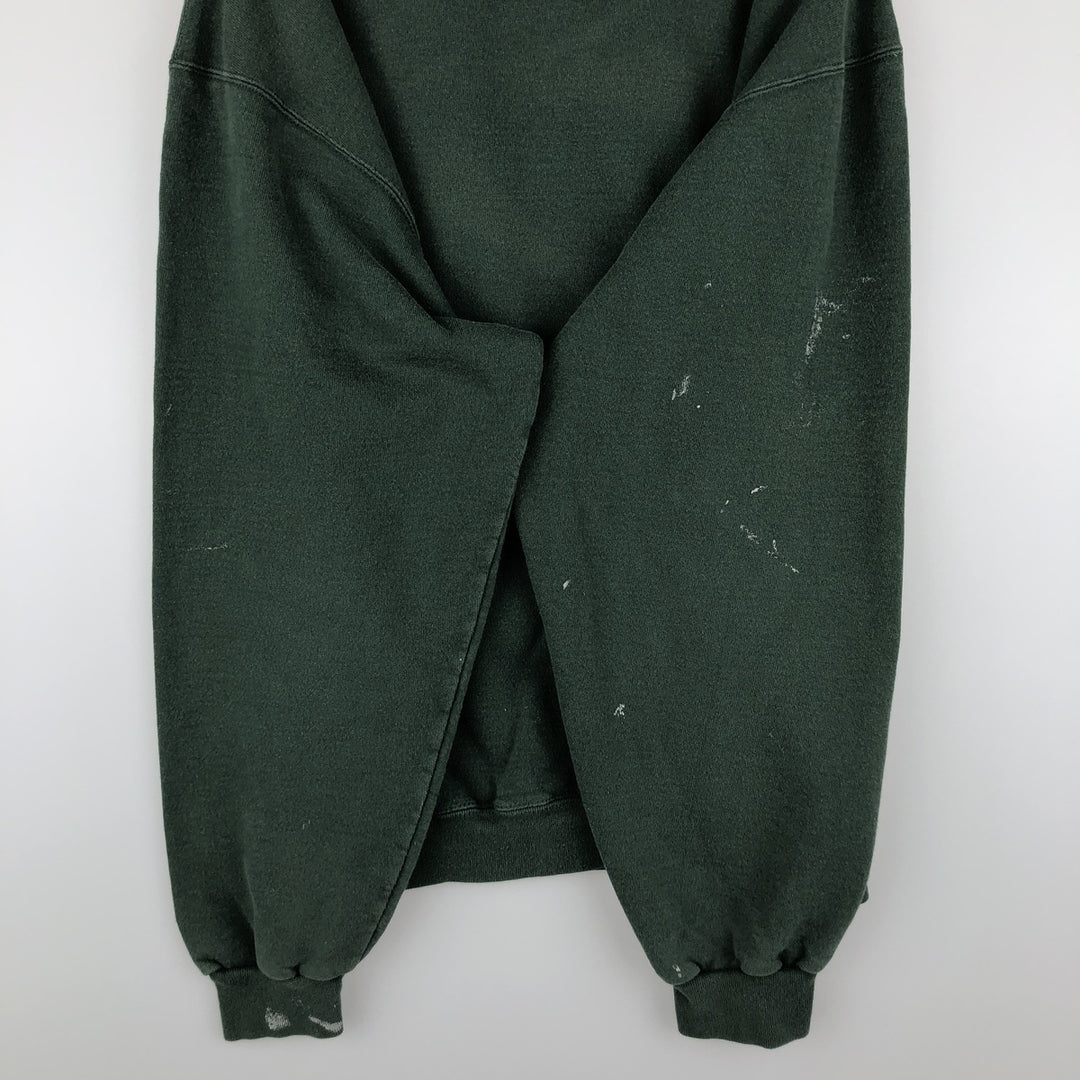 2000'S Champion Authentic Athletic Apparel sweatshirt, men's size L cotton green type Vintage Second Hand
