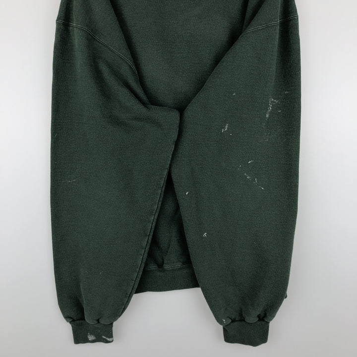 2000'S Champion Authentic Athletic Apparel sweatshirt, men's size L cotton green type Vintage Second Hand