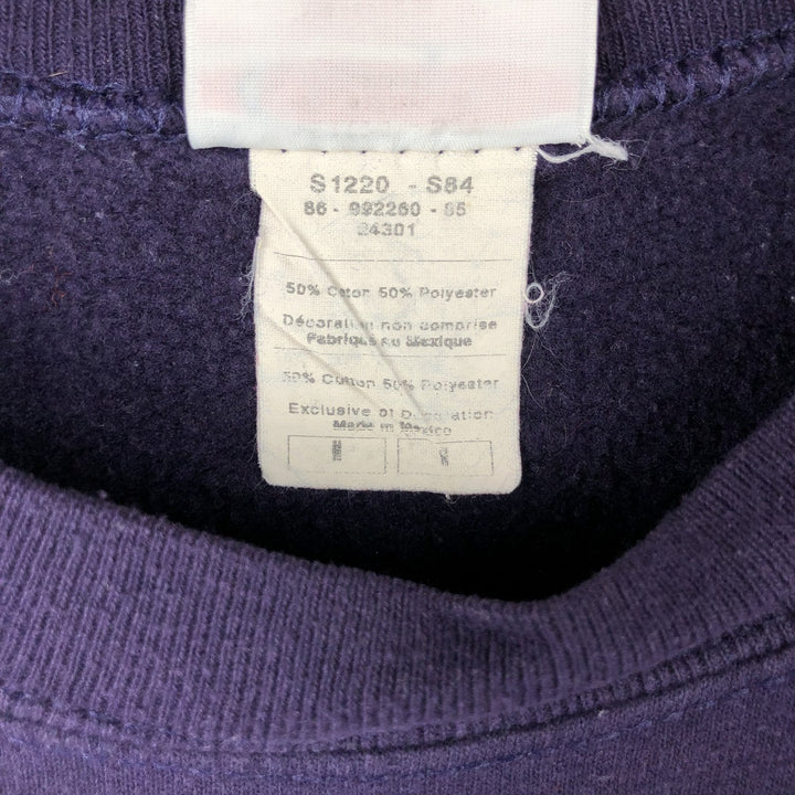 2000'S Champion Authentic Athletic Apparel College Sweatshirt, Men's Size Medium cotton purple type Vintage Second Hand