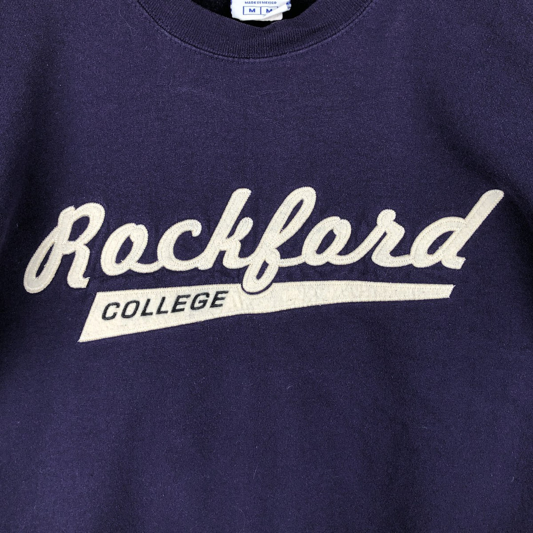 2000'S Champion Authentic Athletic Apparel College Sweatshirt, Men's Size Medium cotton purple type Vintage Second Hand