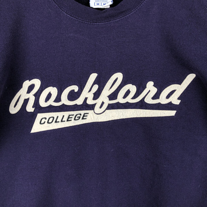 2000'S Champion Authentic Athletic Apparel College Sweatshirt, Men's Size Medium cotton purple type Vintage Second Hand