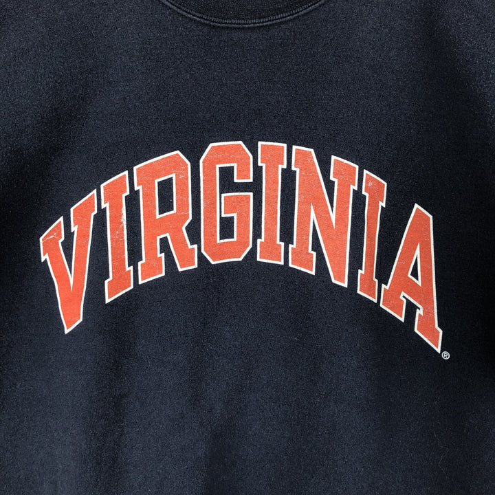 2000'S Champion Authentic Athletic Apparel College Sweatshirt, Men's Size L cotton navy blue type Vintage Second Hand