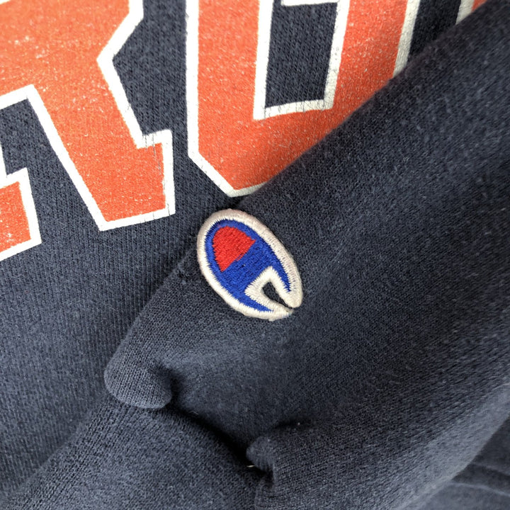 2000'S Champion Authentic Athletic Apparel College Sweatshirt, Men's Size L cotton navy blue type Vintage Second Hand