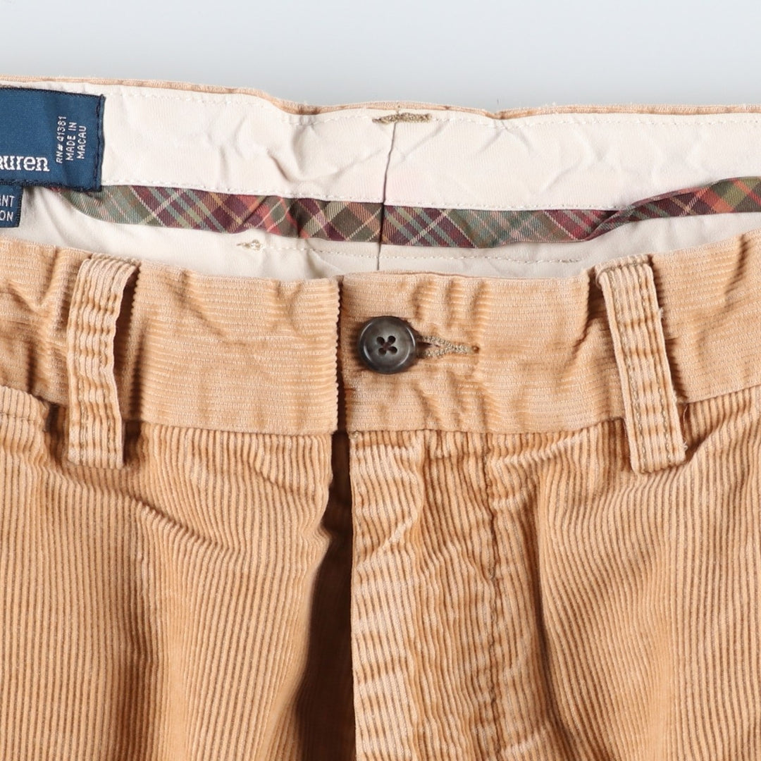 Ralph Lauren POLO by Ralph Lauren PROSPECT PANT corduroy pants, men's size W31 cotton Beige type Vintage Second Hand