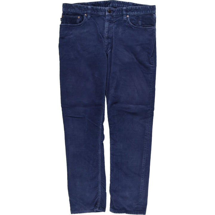 Ralph Lauren POLO RALPH LAUREN Slim Fit Corduroy Pants, Men's, Size W38 cotton navy blue type Vintage Second Hand