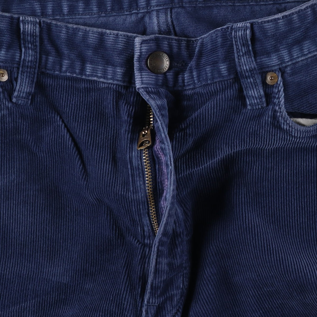 Ralph Lauren POLO RALPH LAUREN Slim Fit Corduroy Pants, Men's, Size W38 cotton navy blue type Vintage Second Hand