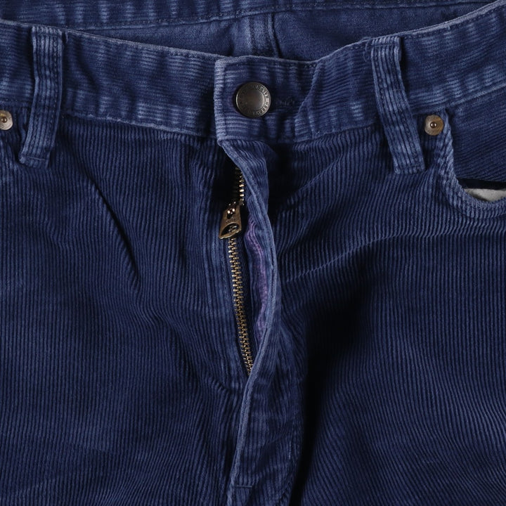 Ralph Lauren POLO RALPH LAUREN Slim Fit Corduroy Pants, Men's, Size W38 cotton navy blue type Vintage Second Hand