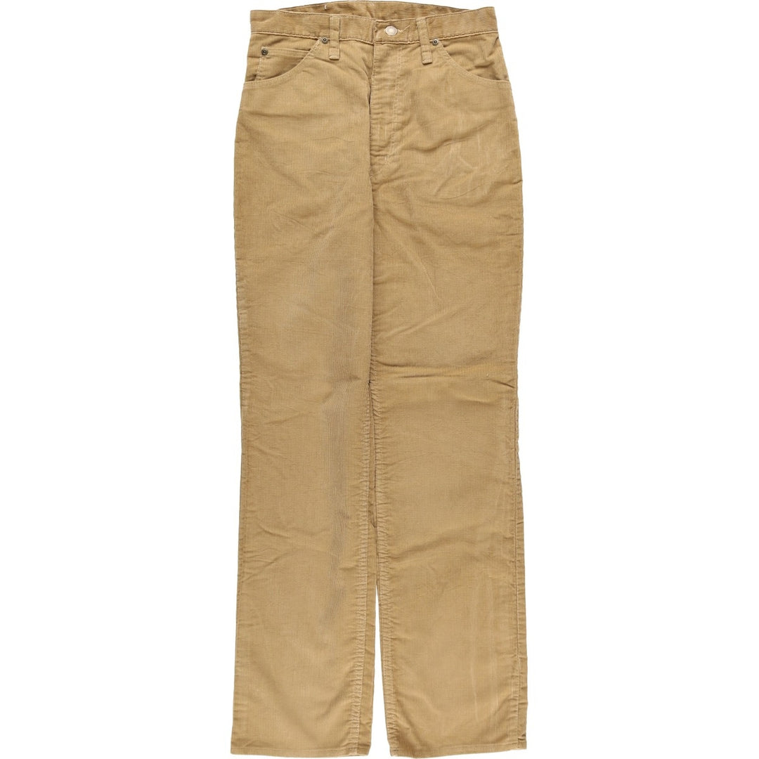 Vintage 80s-90'S Wrangler corduroy pants, made in the USA, men's size W29. cotton beige type brown Vintage Second Hand