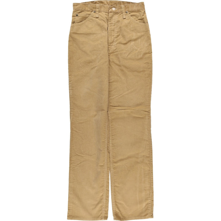 Vintage 80s-90'S Wrangler corduroy pants, made in the USA, men's size W29. cotton beige type brown Vintage Second Hand