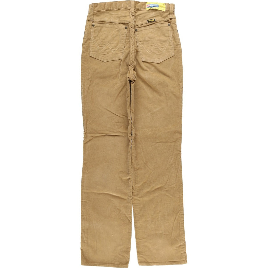 Vintage 80s-90'S Wrangler corduroy pants, made in the USA, men's size W29. cotton beige type brown Vintage Second Hand