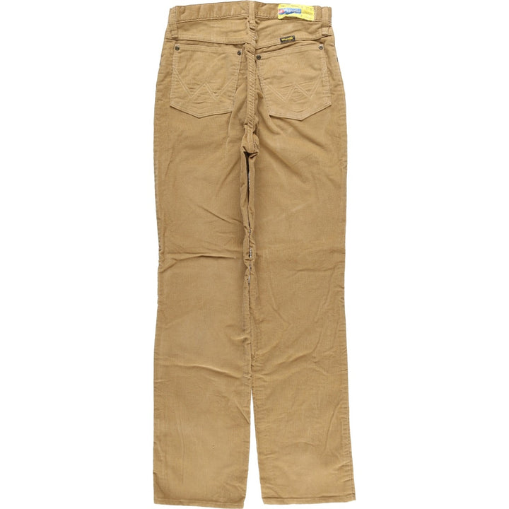 Vintage 80s-90'S Wrangler corduroy pants, made in the USA, men's size W29. cotton beige type brown Vintage Second Hand