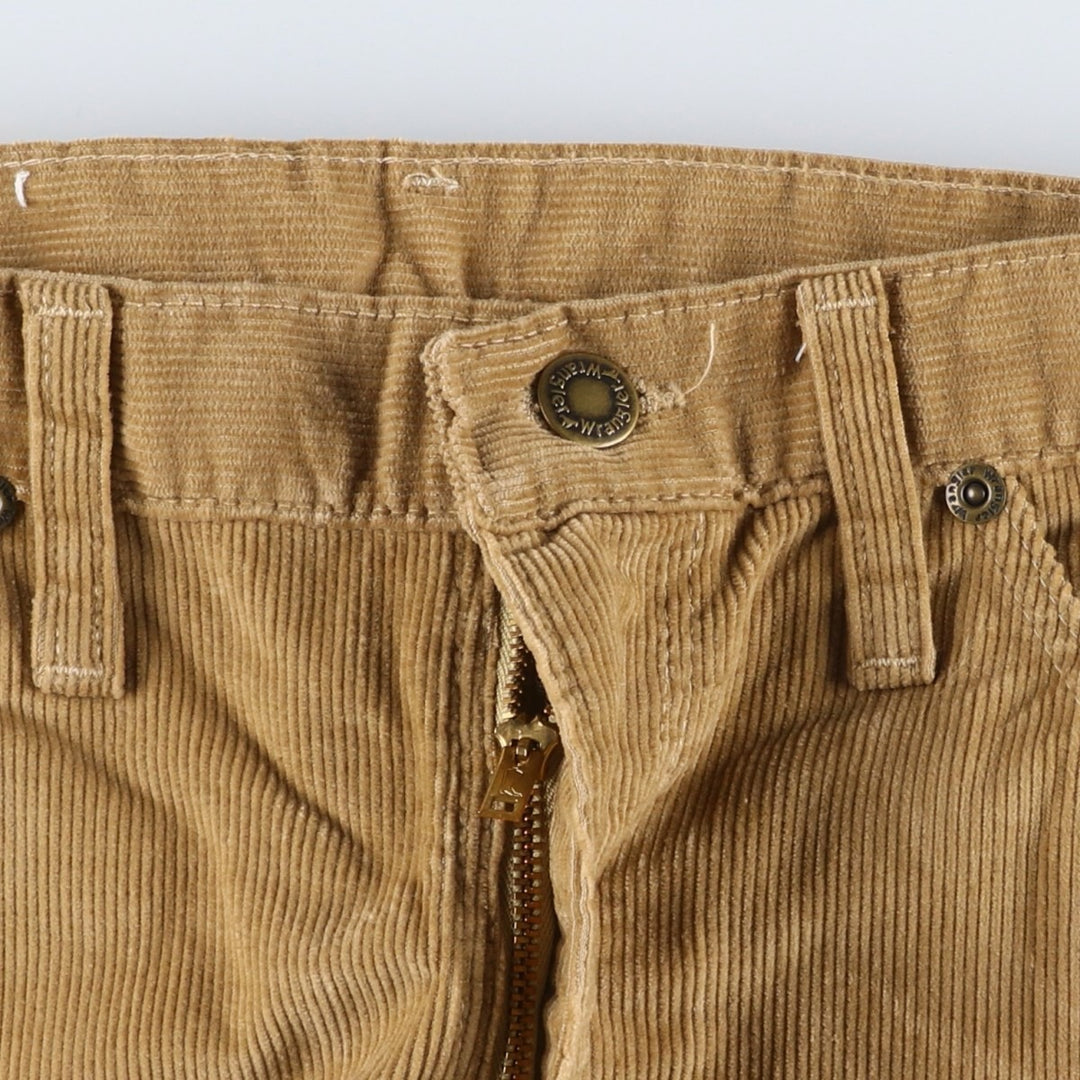 Vintage 80s-90'S Wrangler corduroy pants, made in the USA, men's size W29. cotton beige type brown Vintage Second Hand