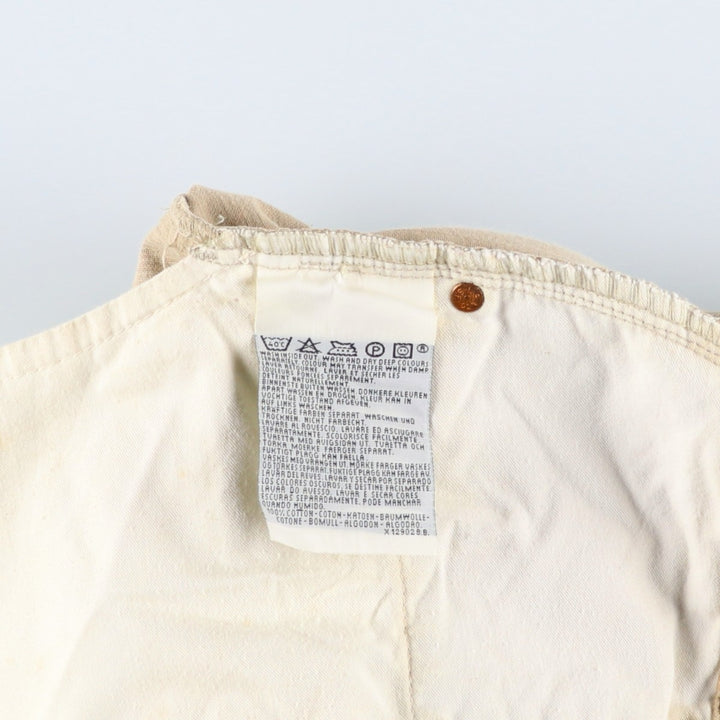 90'S Levi's 505-6923 Euro Model Corduroy Pants, Made in Italy, Men's, Size W30, Vintage cotton Beige type Vintage Second Hand