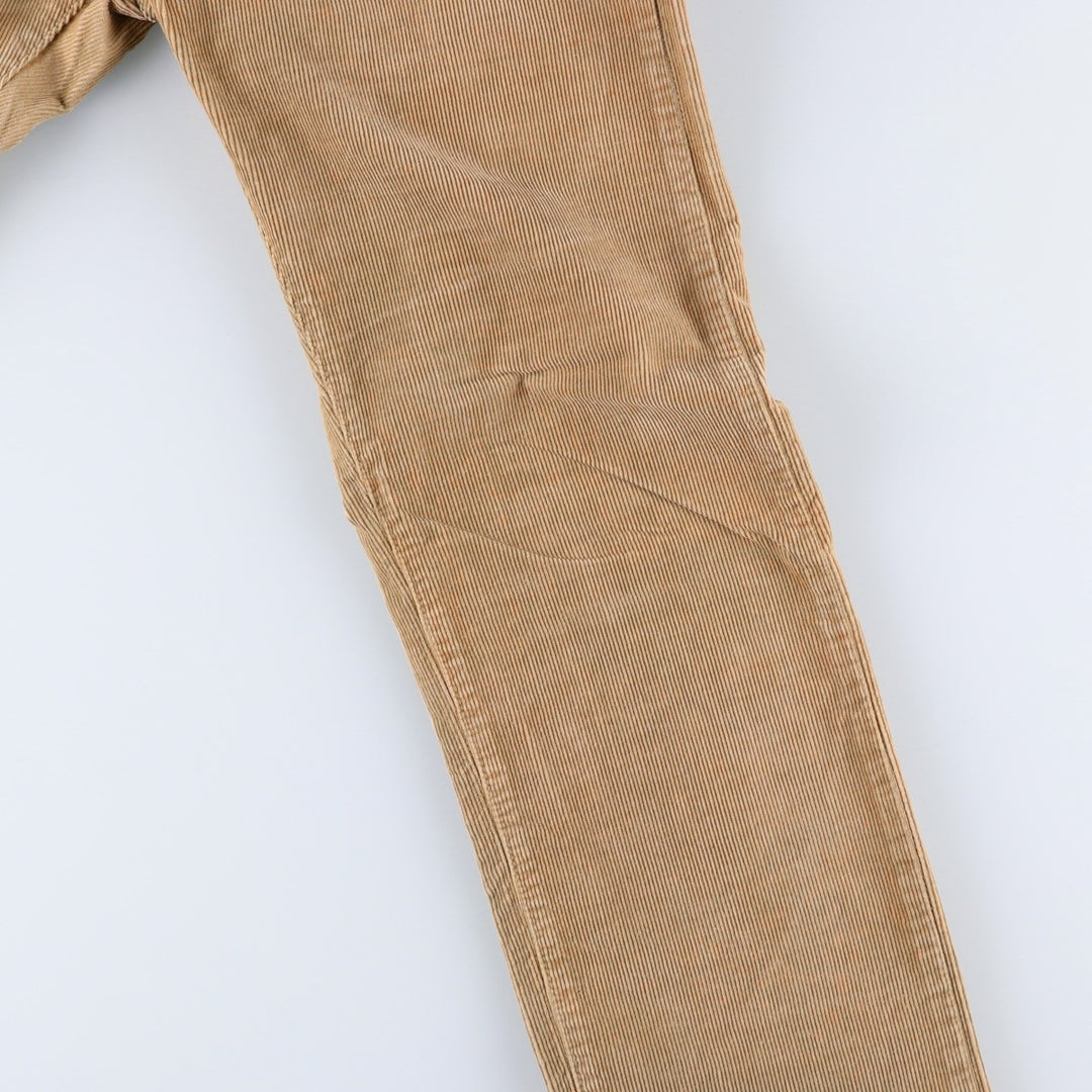 90'S Levi's 505-6923 Euro Model Corduroy Pants, Made in Italy, Men's, Size W30, Vintage cotton Beige type Vintage Second Hand