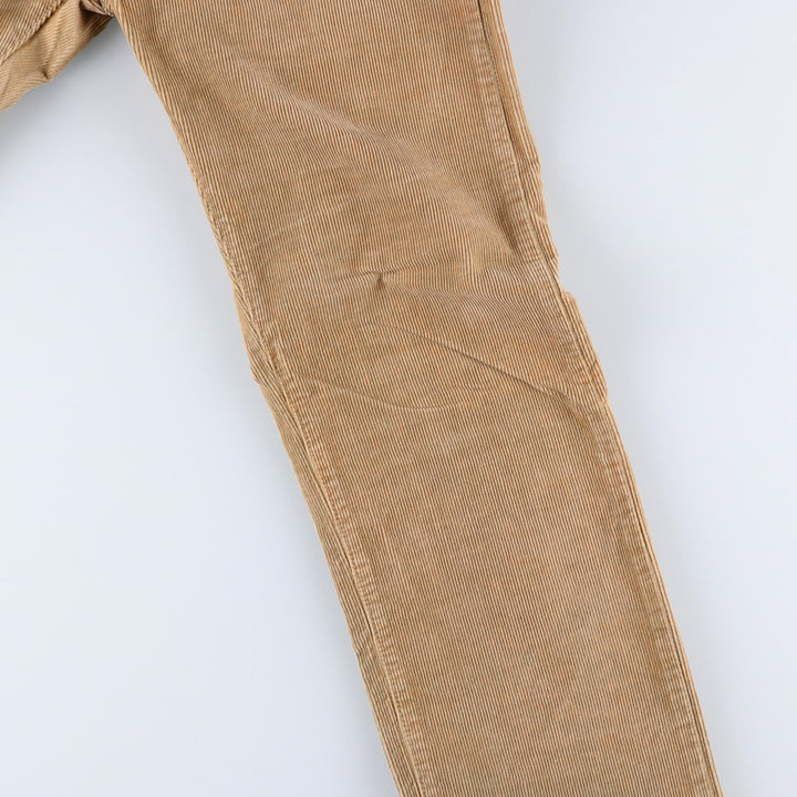 90'S Levi's 505-6923 Euro Model Corduroy Pants, Made in Italy, Men's, Size W30, Vintage cotton Beige type Vintage Second Hand