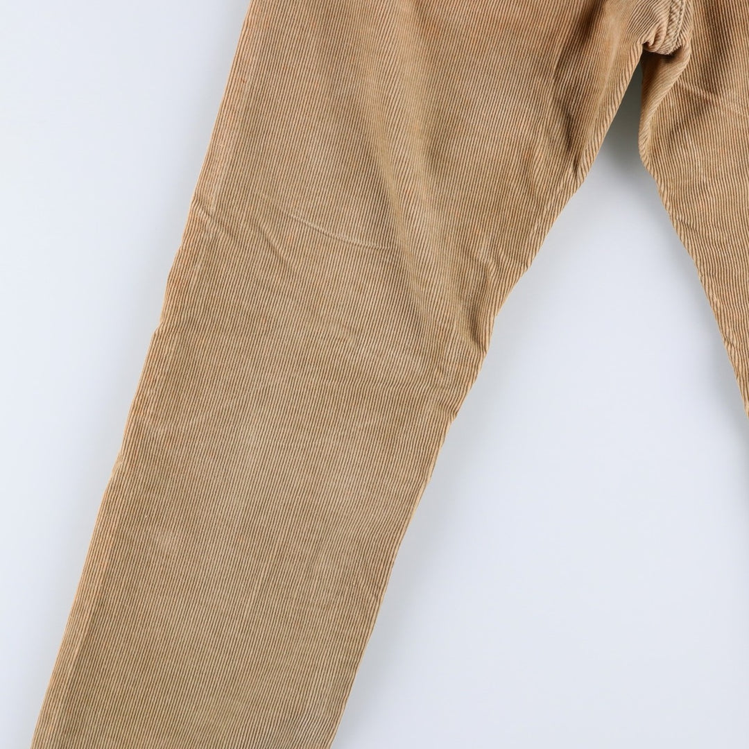 90'S Levi's 505-6923 Euro Model Corduroy Pants, Made in Italy, Men's, Size W30, Vintage cotton Beige type Vintage Second Hand