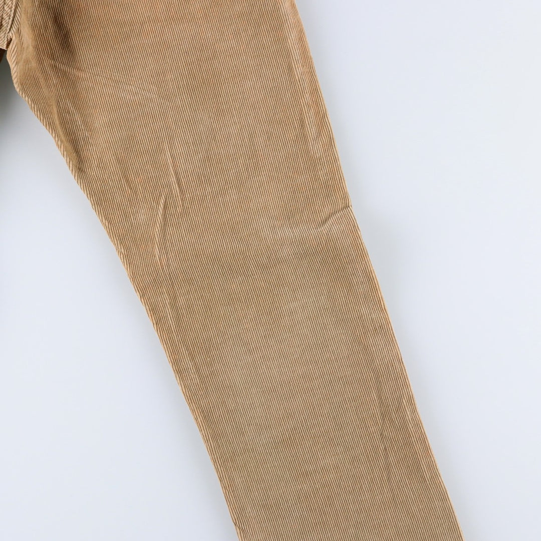 90'S Levi's 505-6923 Euro Model Corduroy Pants, Made in Italy, Men's, Size W30, Vintage cotton Beige type Vintage Second Hand