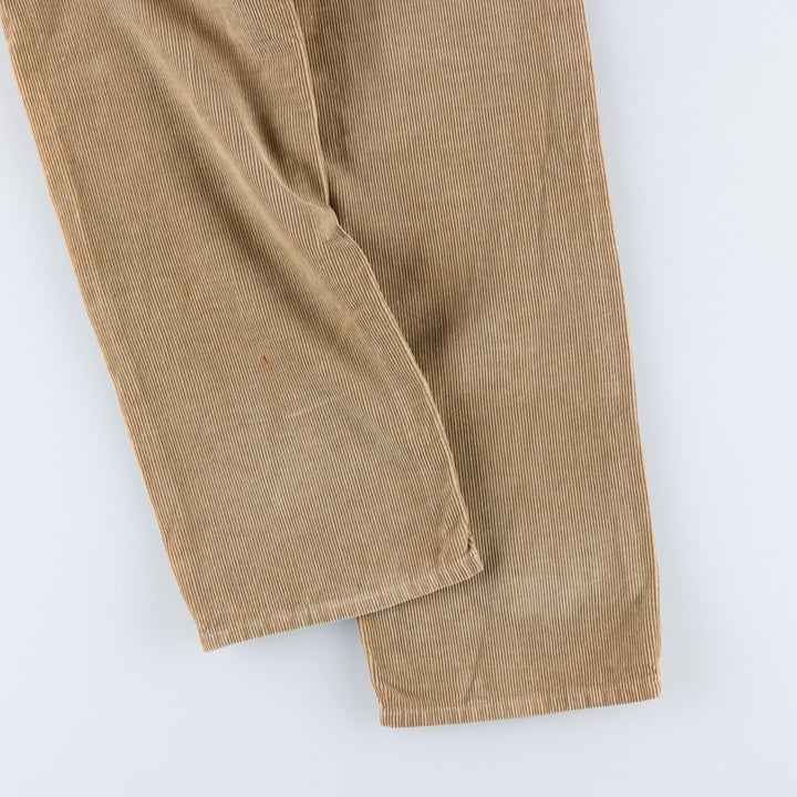 90'S Levi's 505-6923 Euro Model Corduroy Pants, Made in Italy, Men's, Size W30, Vintage cotton Beige type Vintage Second Hand