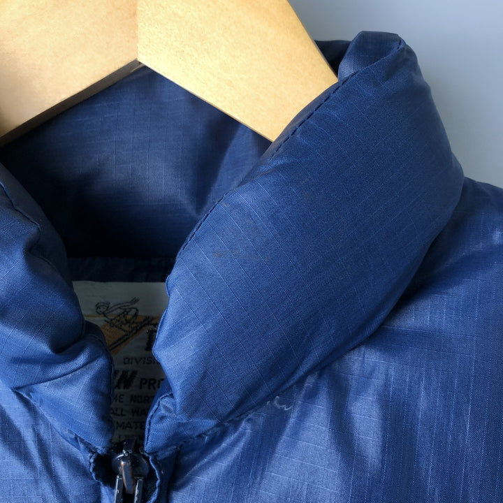 Vintage 1960'S SKI DADDLE ripstop down vest, men's size M Nylon navy blue type Vintage Second Hand