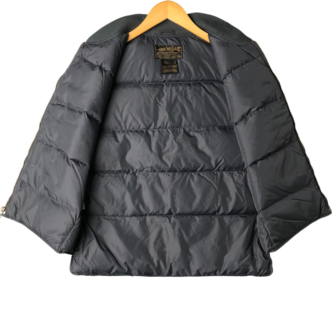 Vintage 80s-90'S Eddie Bauer black tag goose down vest, men's size M Nylon gray type Vintage Second Hand
