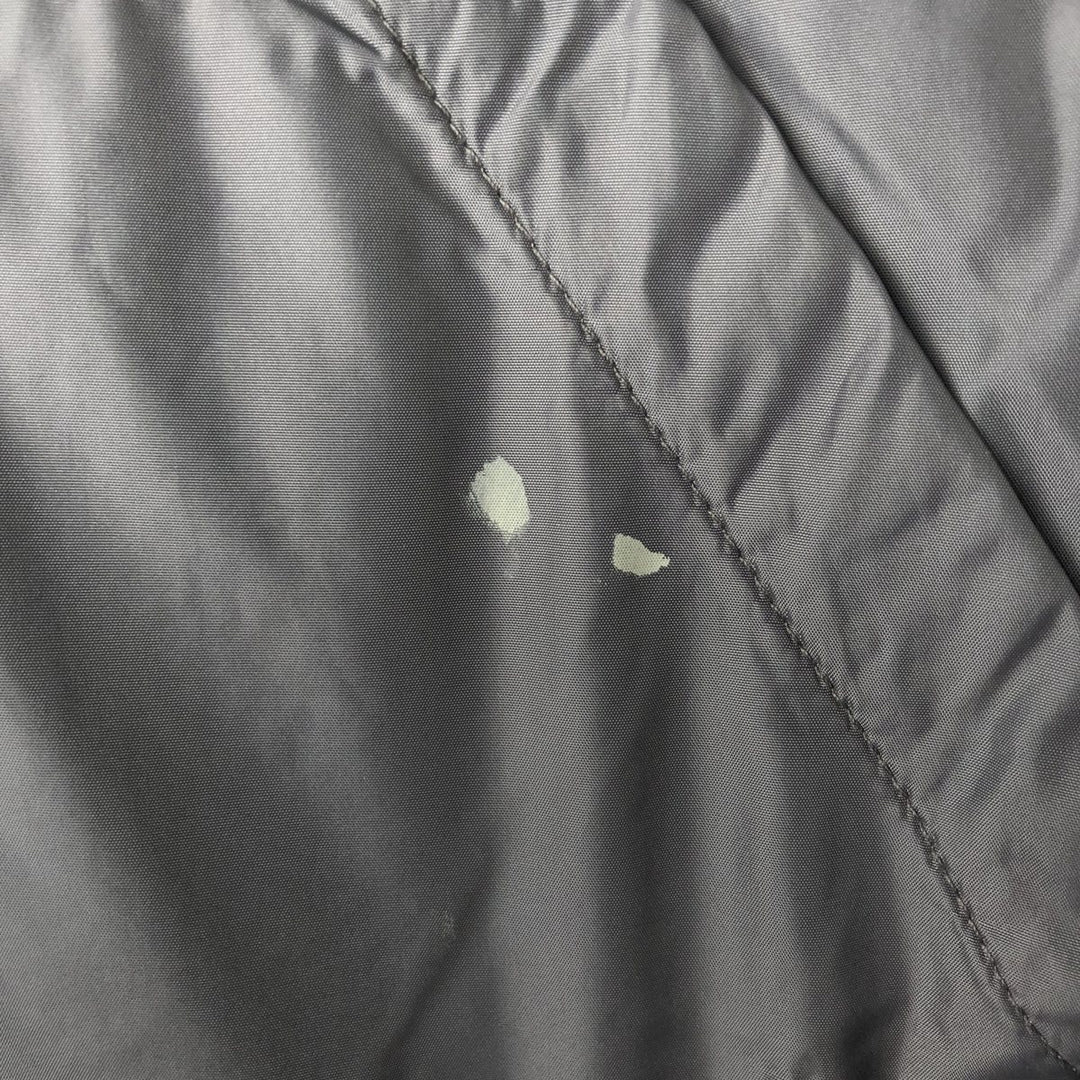 Vintage 80s-90'S Eddie Bauer black tag goose down vest, men's size M Nylon gray type Vintage Second Hand