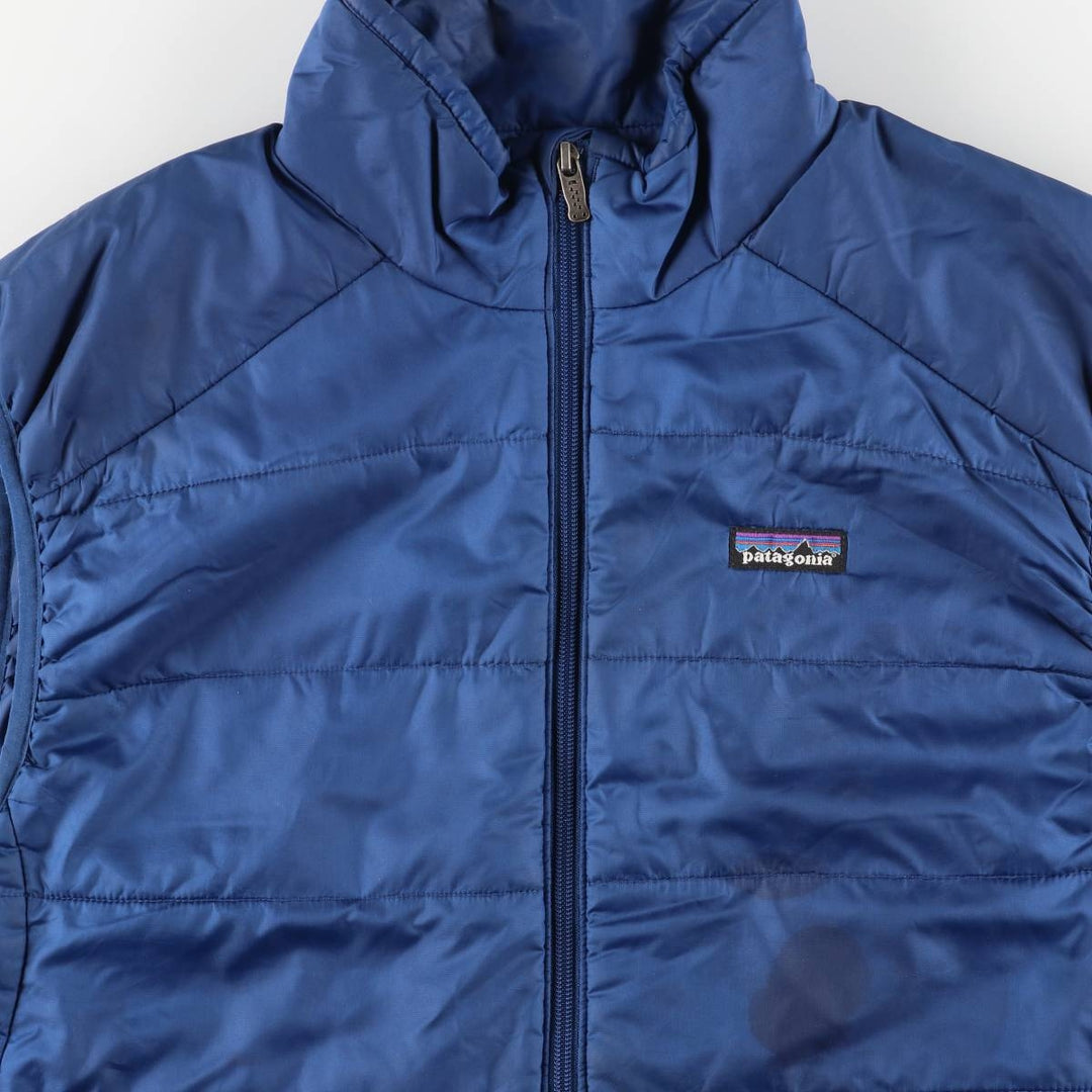 2000'S Patagonia Micro Puff Vest 83997F0, Men's Size L polyester blue type Vintage Second Hand