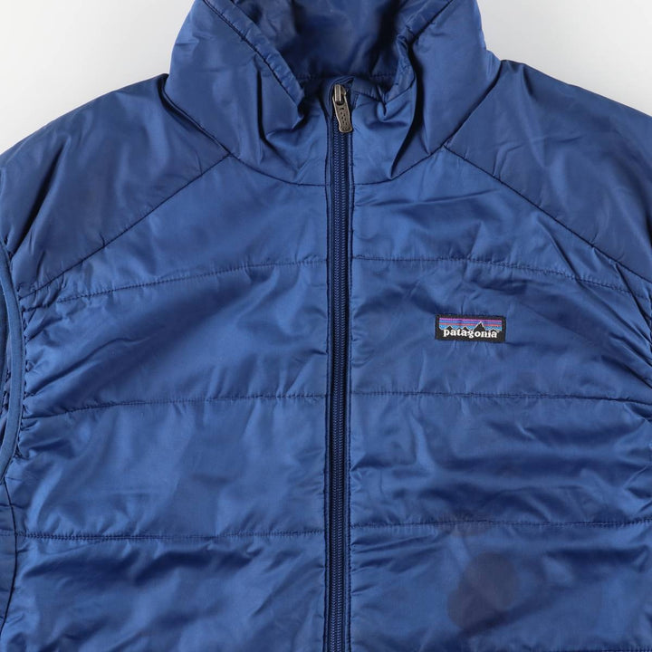 2000'S Patagonia Micro Puff Vest 83997F0, Men's Size L polyester blue type Vintage Second Hand