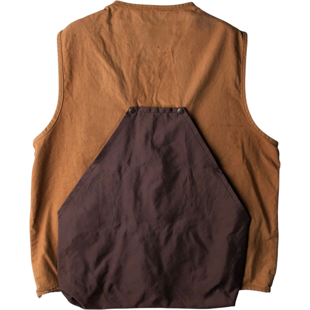 Vintage 70s-80'S Red Head Blue Bill Duck Hunting Vest, Men's Size L unclear brown type Vintage Second Hand