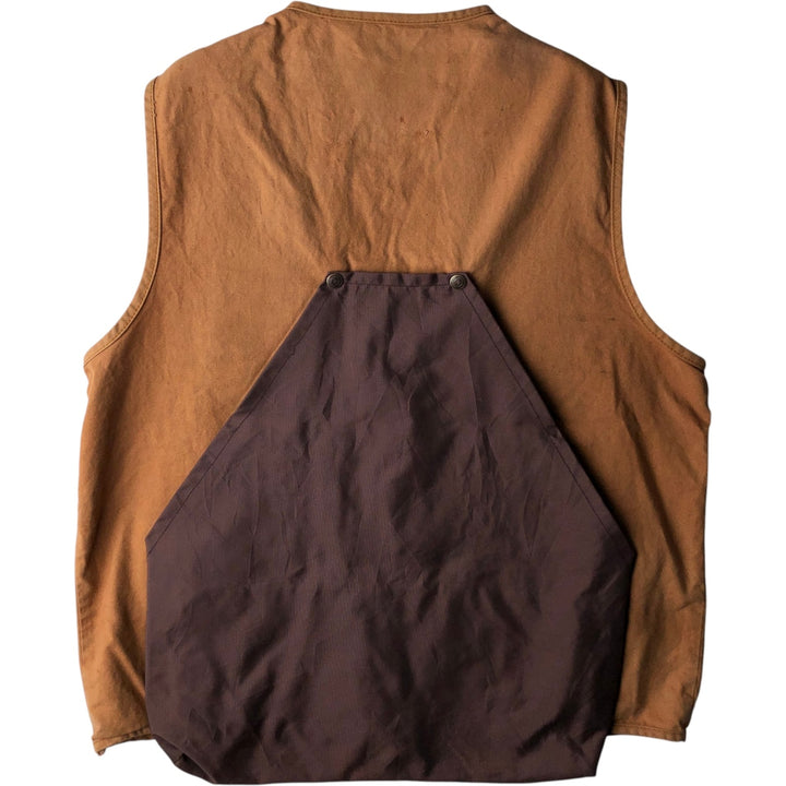 Vintage 70s-80'S Red Head Blue Bill Duck Hunting Vest, Men's Size L unclear brown type Vintage Second Hand