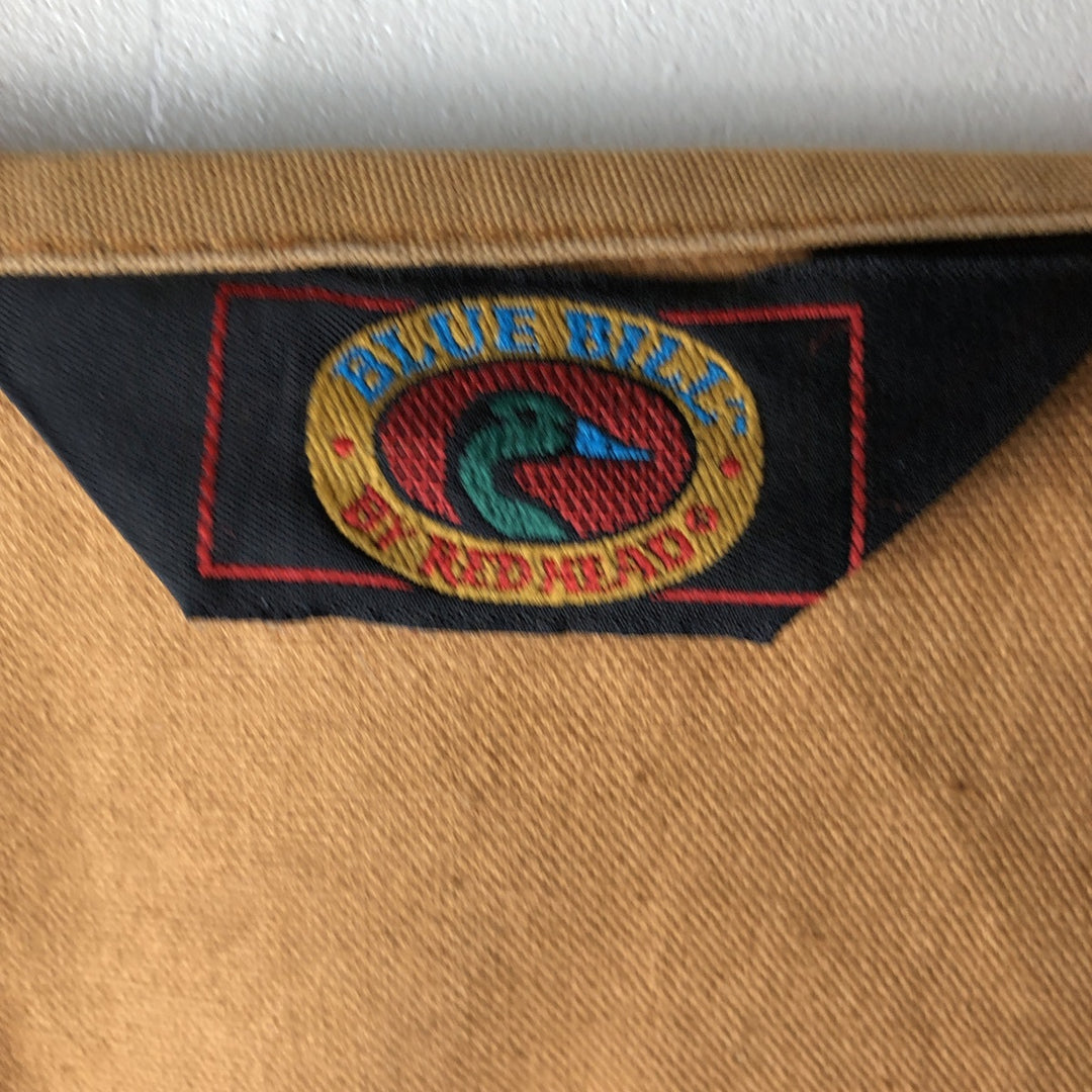 Vintage 70s-80'S Red Head Blue Bill Duck Hunting Vest, Men's Size L unclear brown type Vintage Second Hand