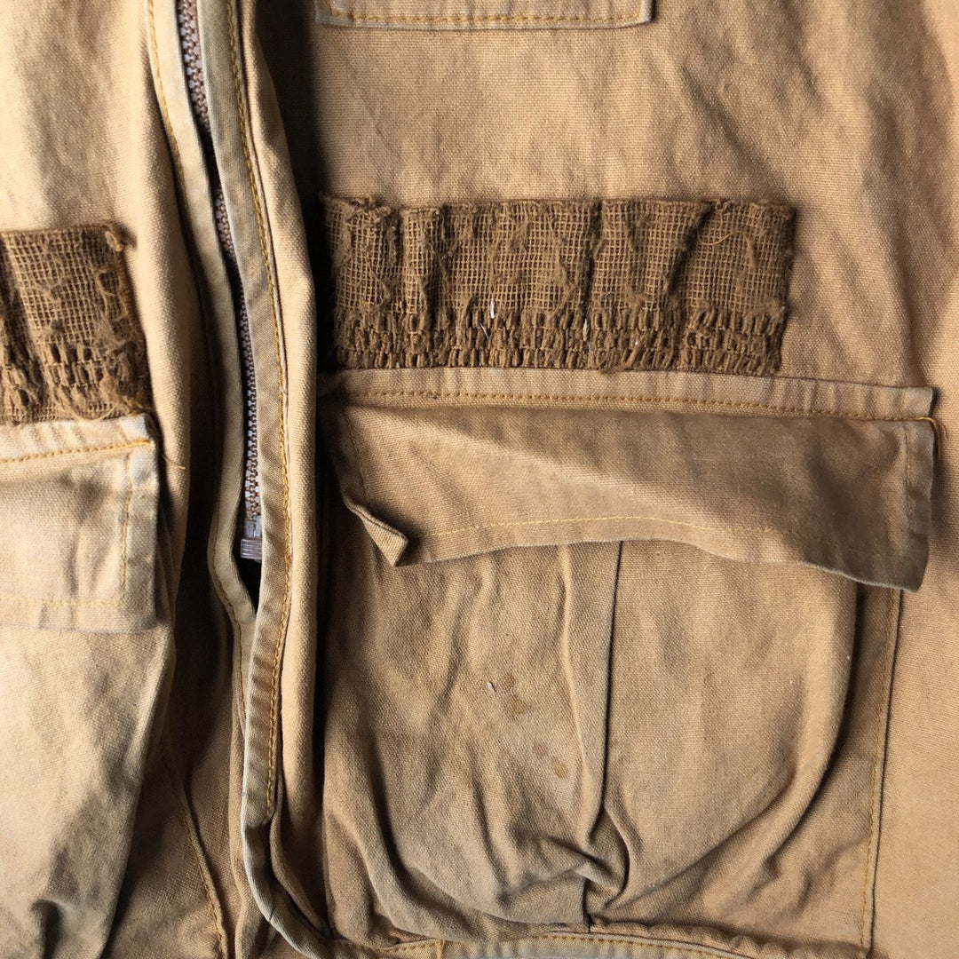Vintage 70s-80'S Red Head Blue Bill Duck Hunting Vest, Men's Size L unclear brown type Vintage Second Hand