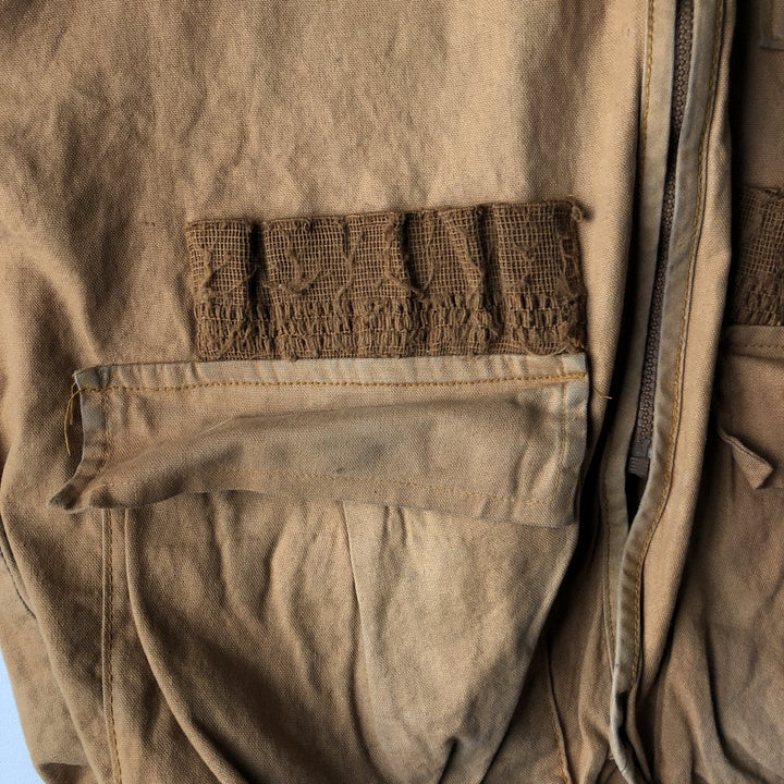 Vintage 70s-80'S Red Head Blue Bill Duck Hunting Vest, Men's Size L unclear brown type Vintage Second Hand