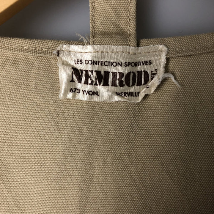 NEMROD Fishing Vest Men's Size L unclear Beige type Vintage Second Hand