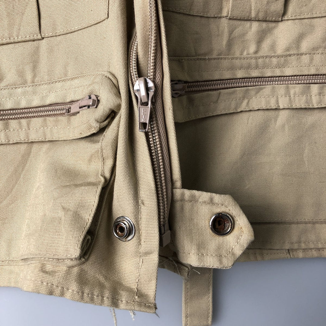 NEMROD Fishing Vest Men's Size L unclear Beige type Vintage Second Hand
