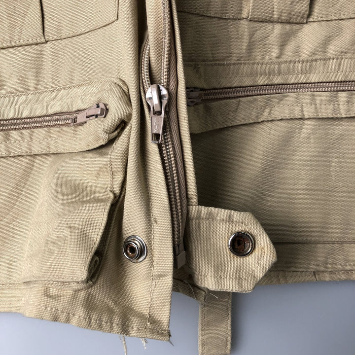NEMROD Fishing Vest Men's Size L unclear Beige type Vintage Second Hand