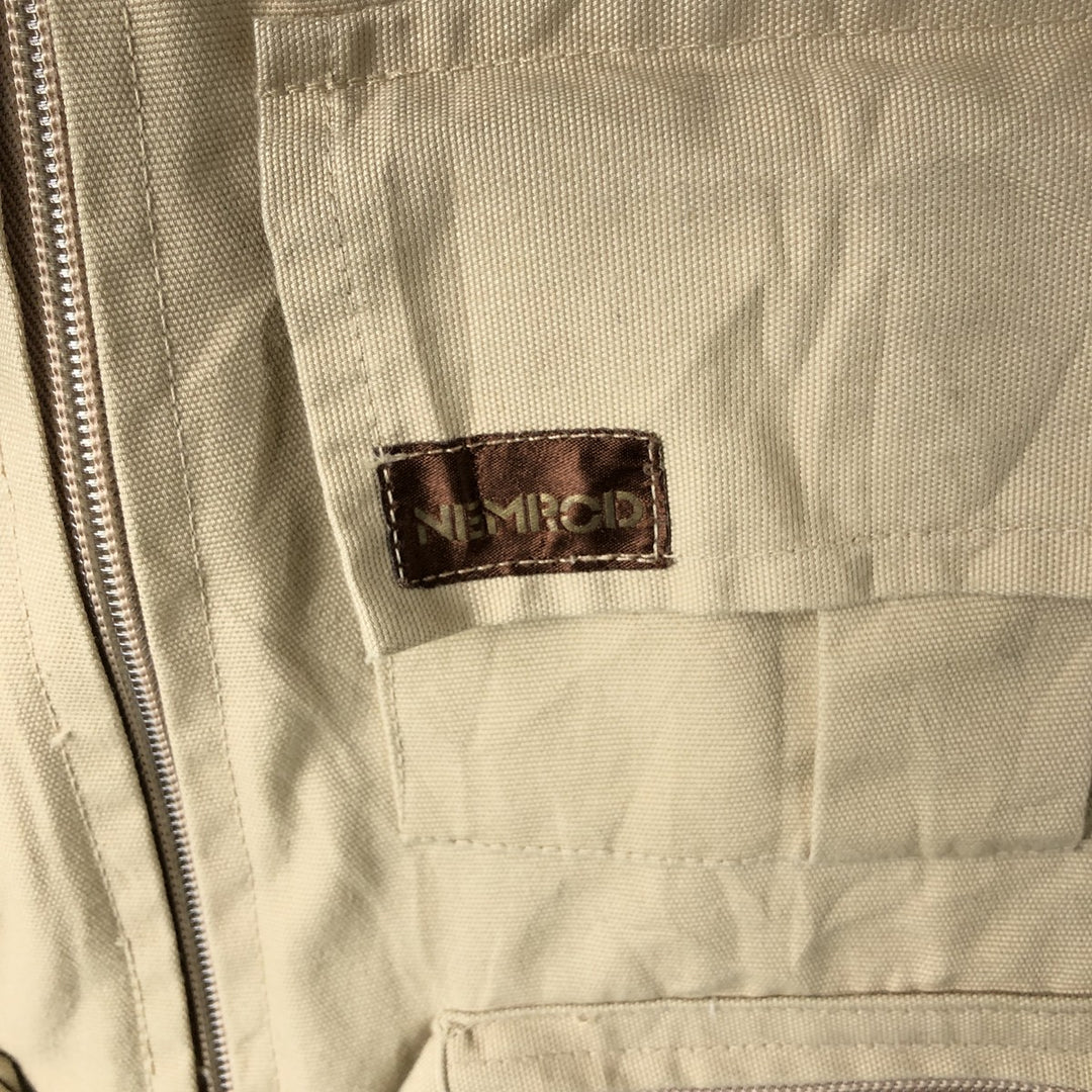 NEMROD Fishing Vest Men's Size L unclear Beige type Vintage Second Hand