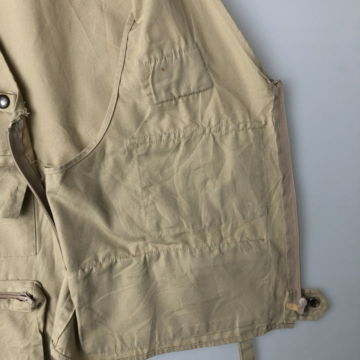 NEMROD Fishing Vest Men's Size L unclear Beige type Vintage Second Hand