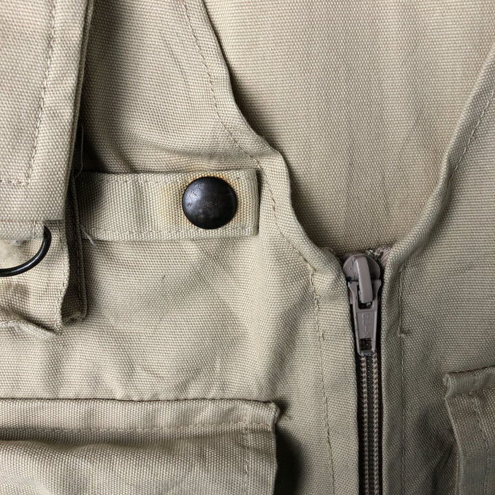 NEMROD Fishing Vest Men's Size L unclear Beige type Vintage Second Hand