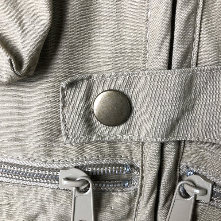 WHITE RIVER Fishing Vest Men's Size L cotton Beige type Vintage Second Hand
