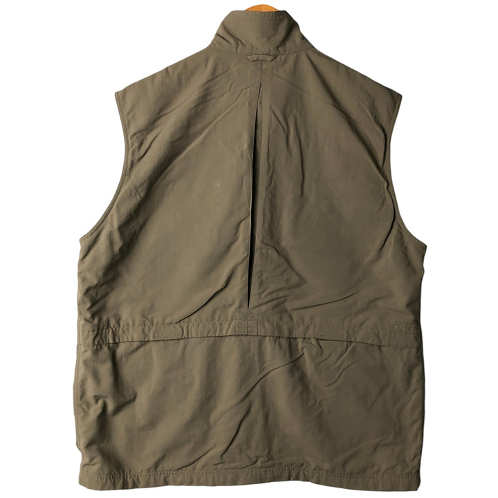 2000'S Columbia Titanium Fishing Vest, Men's XL Nylon Khaki type sage green Vintage Second Hand