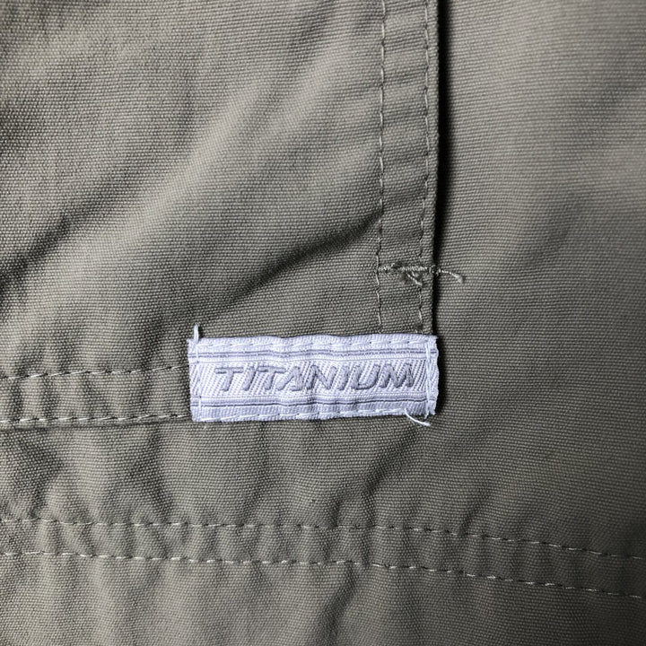 2000'S Columbia Titanium Fishing Vest, Men's XL Nylon Khaki type sage green Vintage Second Hand