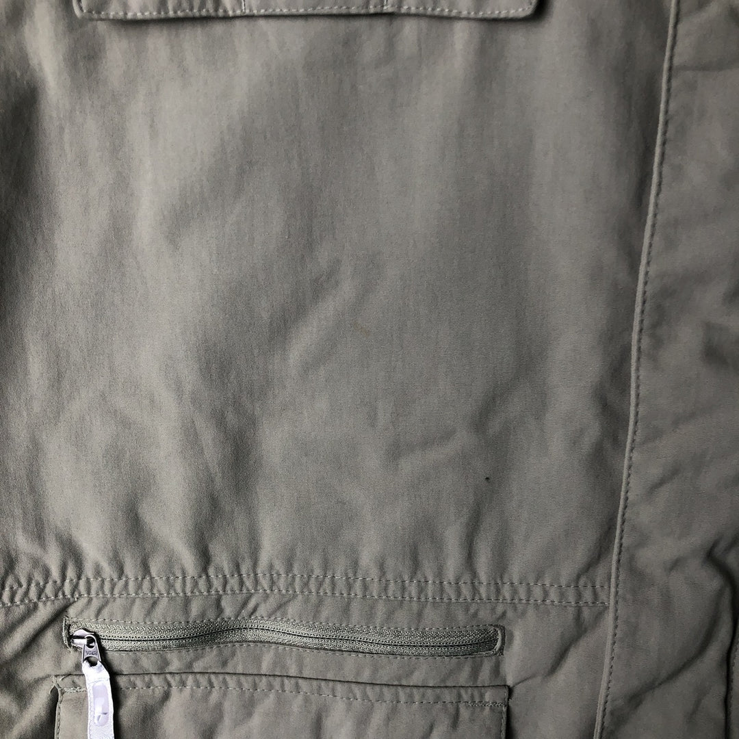 2000'S Columbia Titanium Fishing Vest, Men's XL Nylon Khaki type sage green Vintage Second Hand