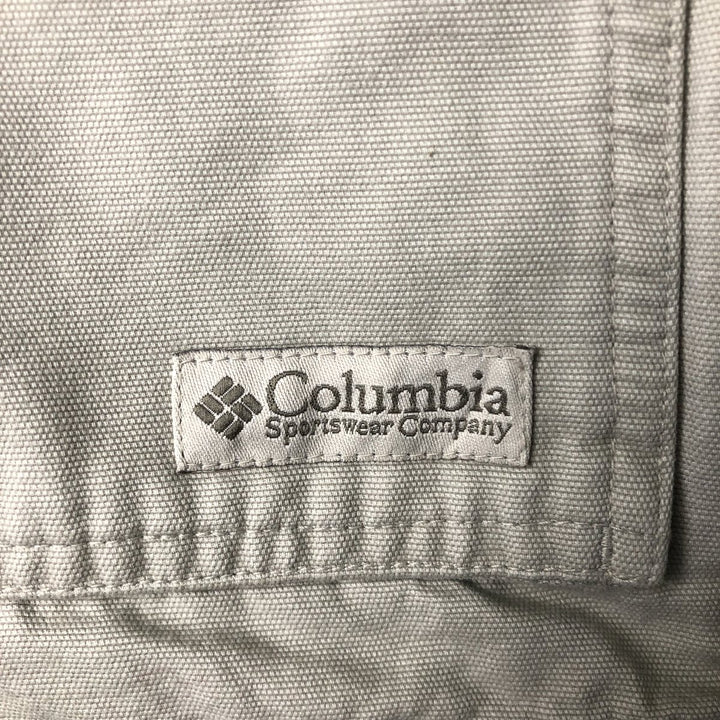 2000'S Columbia Fishing Vest, Men's Size Medium cotton ivory Vintage Second Hand