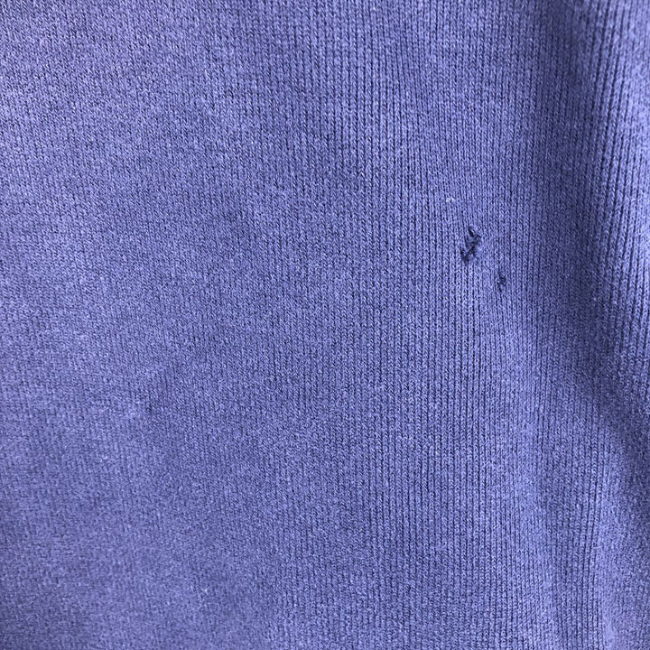 Ralph Lauren POLO by Ralph Lauren V-neck one-point logo sweatshirt, sweatshirt, men's XL size cotton navy blue type Vintage Second Hand