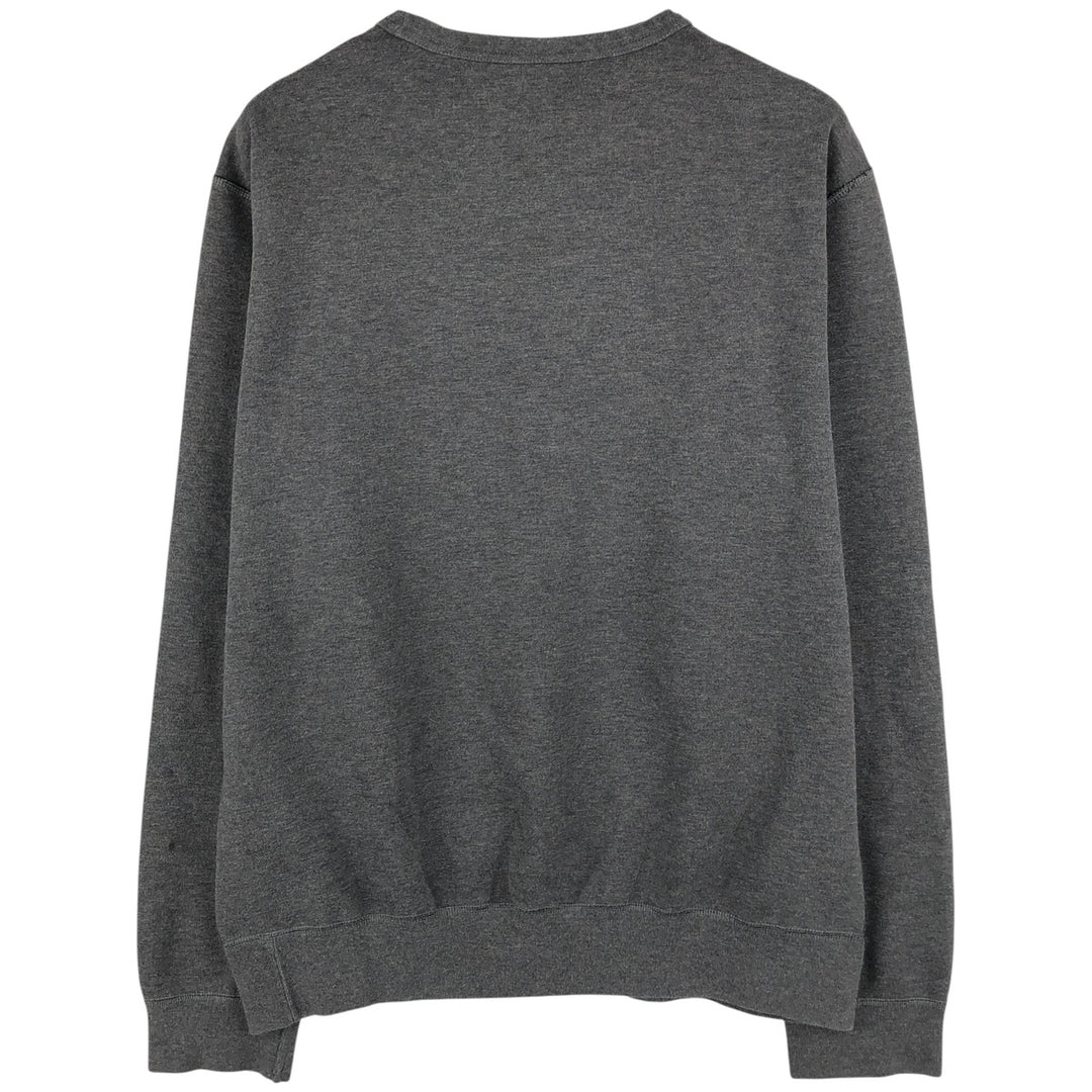 Ralph Lauren POLO RALPH LAUREN logo sweatshirt, men's size L polyester gray type Vintage Second Hand