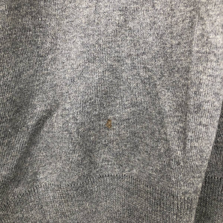 Ralph Lauren POLO by Ralph Lauren V-neck Pima cotton knit sweater, men's size XXL Pima Cotton gray type Vintage Second Hand
