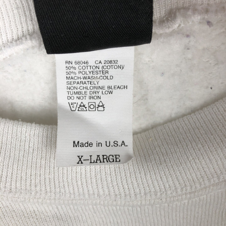 Vintage 90'S MICKY UNLIMITED DISNEY Disney character sweatshirt, Made in USA, Men's XL cotton white type Vintage Second Hand